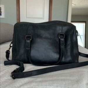 ABLE black leather bag